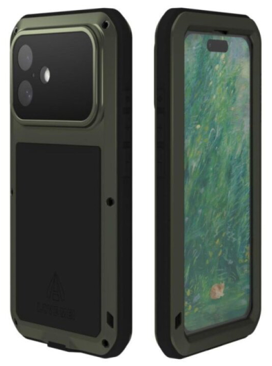 Ochranný kryt na iPhone 16 - LOVE MEI, Powerful Green