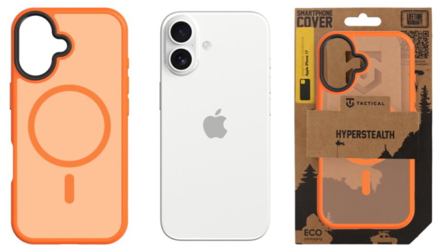 Ochranný kryt na iPhone 17 - Tactical, MagForce Hyperstealth Agent Orange