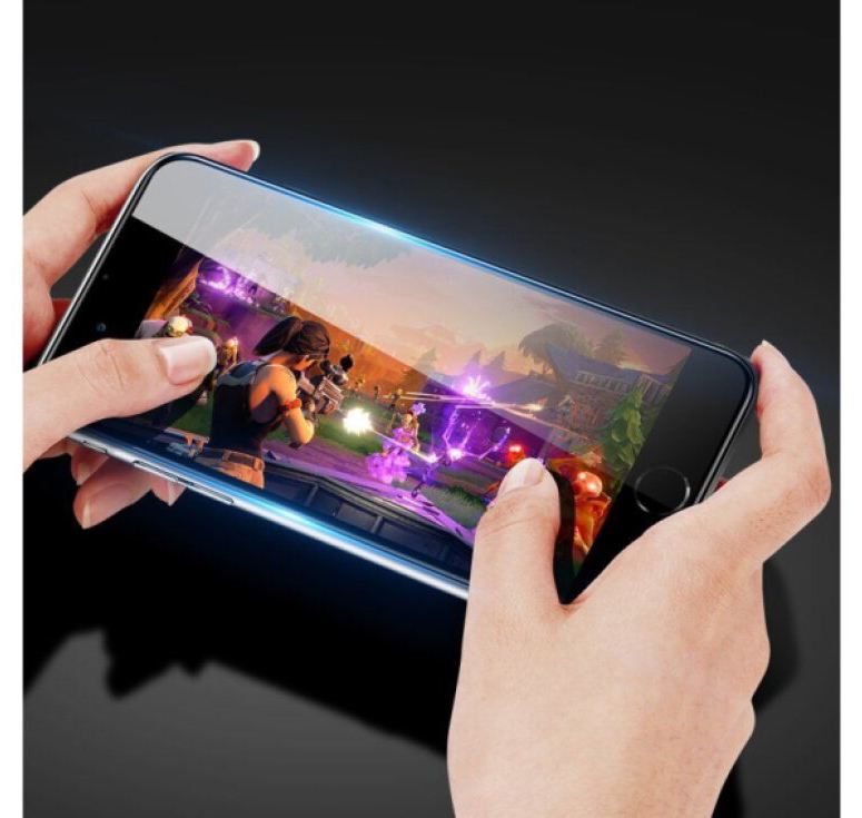 Ochranné tvrzené sklo na iPhone 6 Plus / 6S Plus - DuxDucis, Full Glass Black