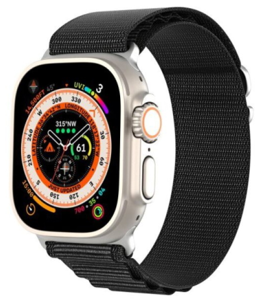 Řemínek pro Apple Watch 44mm / 45mm / 46mm / 49mm - DuxDucis, GS Black