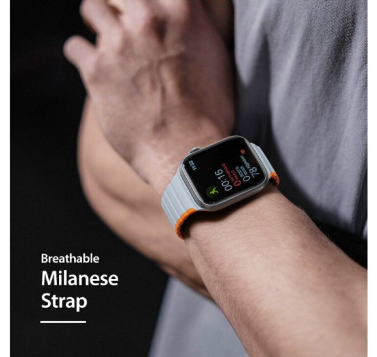Řemínek na Apple Watch 38mm / 40mm / 41mm / 42mm - DuxDucis, LD GreyOrange
