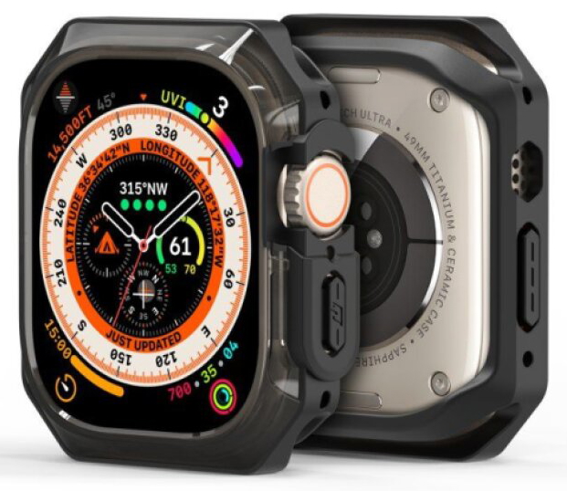 Ochranný kryt na Apple Watch 49mm - DuxDucis, Tamo Translucent