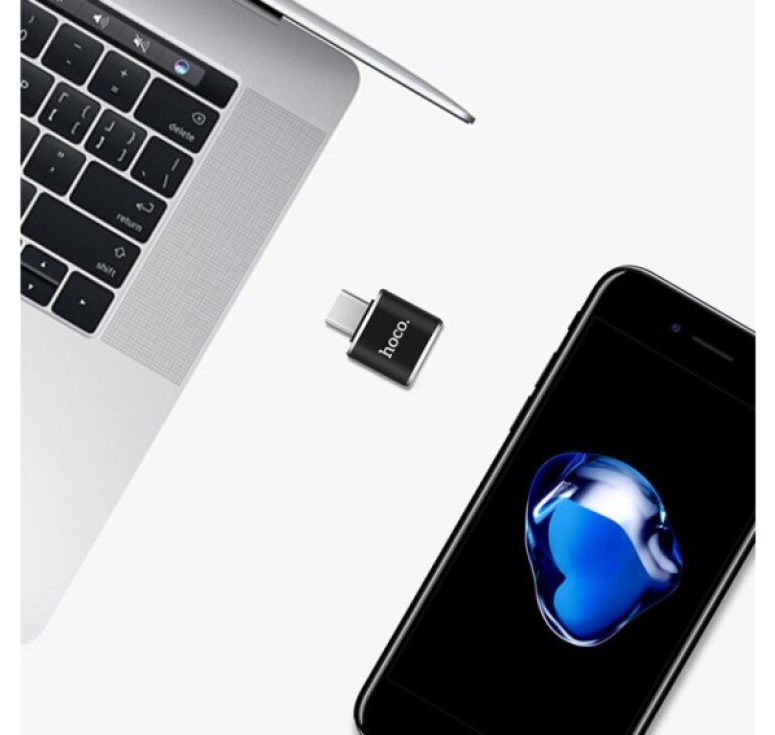 Redukce USB-C to USB-A - Hoco, UA5 Black