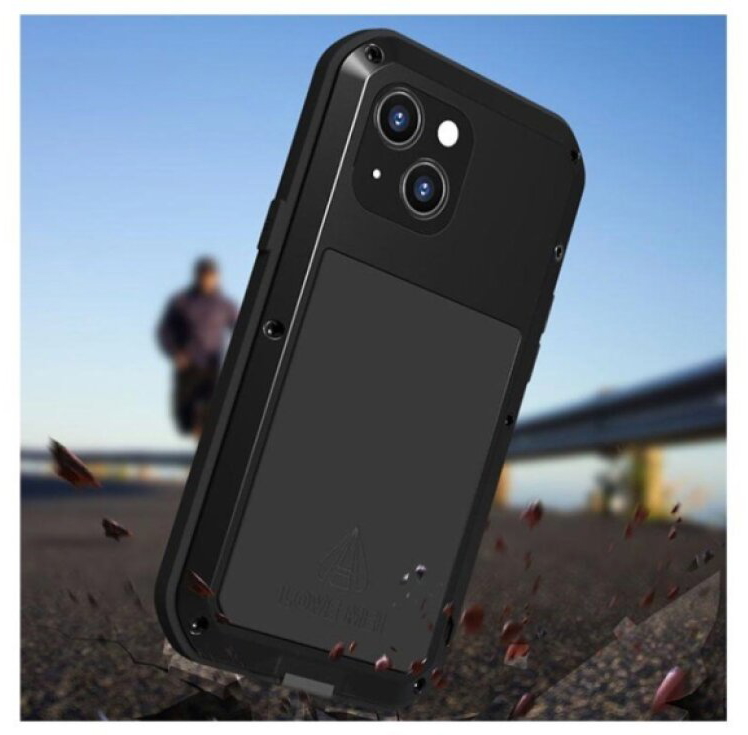 Ochranný kryt pro iPhone 13 mini - LOVE MEI, Powerful Black