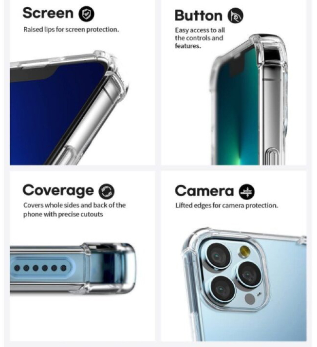 Ochranný kryt pro iPhone 13 Pro - Mercury, SuperProtect Transparent
