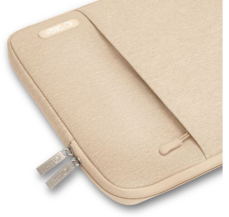 Pouzdro na notebook - Tech-Protect, 13-14 Sleevy Caffe Latte