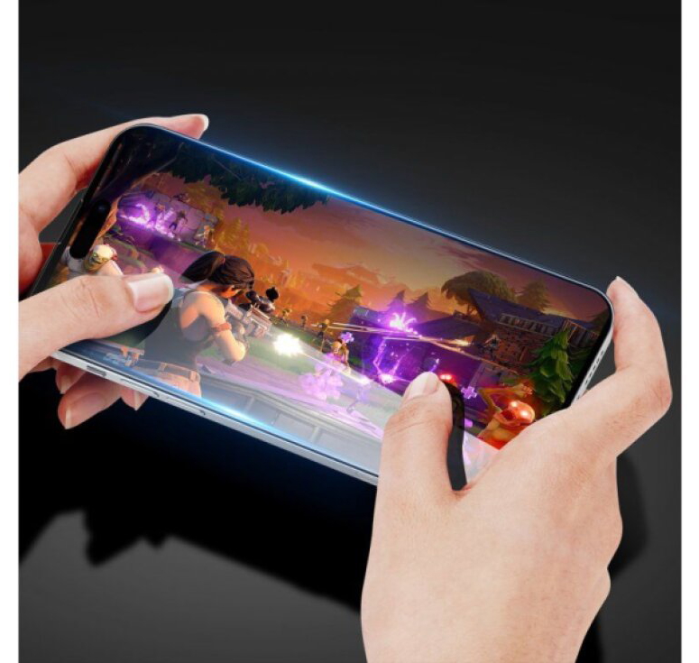 Ochranné tvrzené sklo na iPhone 15 PLUS / 15 Pro MAX - DuxDucis, Full Glass Black