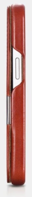 Knížkové pouzdro pro iPhone 13 Pro - iCarer, Vintage Red