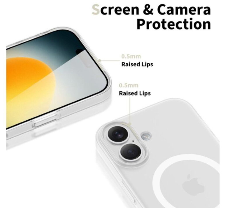 Ochranný kryt na iPhone 17 - Tech-Protect, MagSlim MagSafe White