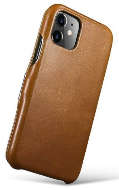 Knížkové pouzdro pro iPhone 12 mini - iCarer, Vintage Khaki