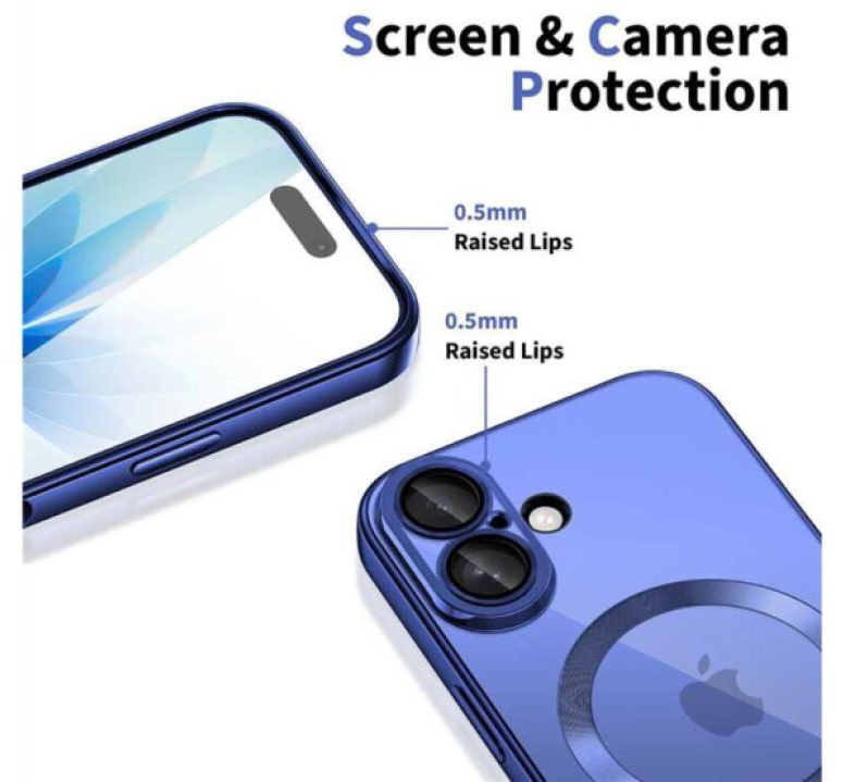 Ochranný kryt na iPhone 17 - Tech-Protect, Magflex MagSafe Shiny Blue