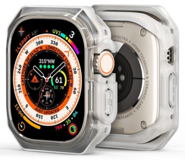 Ochranný kryt na Apple Watch 49mm - DuxDucis, Tamo White