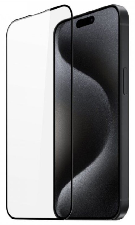 Ochranné tvrzené sklo na iPhone 15 PLUS / 15 Pro MAX - DuxDucis, Full Glass Black