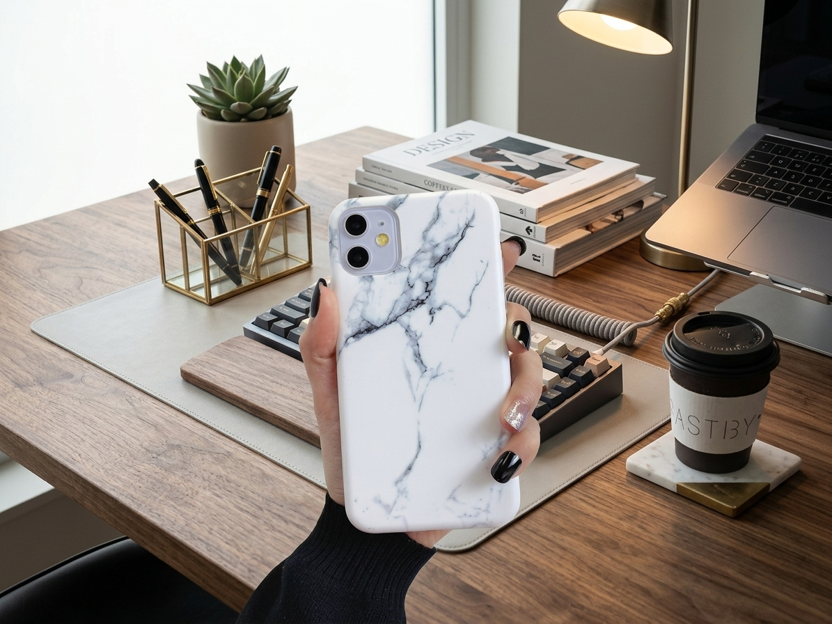 Ochranný kryt pro iPhone 11 - Marble White