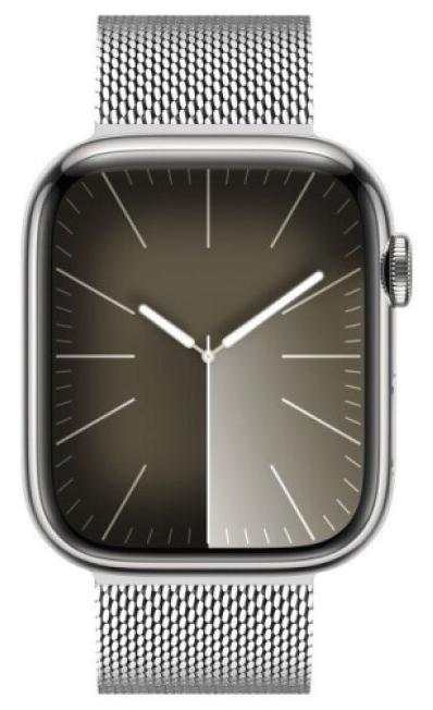 Řemínek na Apple Watch 44mm / 45mm / 46mm / 49mm - DuxDucis, Milanese Pro Silver