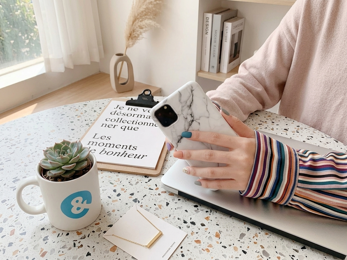 Ochranný kryt pro iPhone 7 / 8 / SE (2020/2022) - Marble White