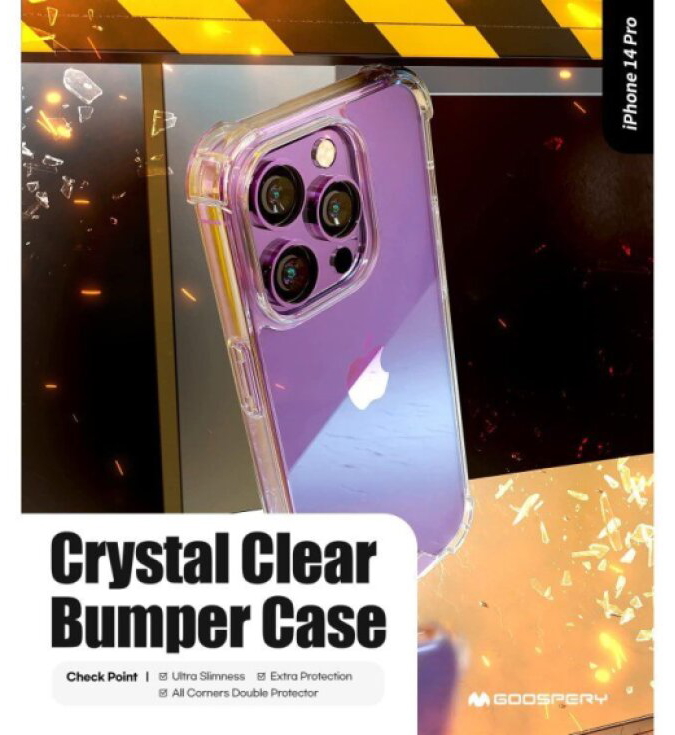 Ochranný kryt pro iPhone 14 Pro - Mercury, SuperProtect Transparent