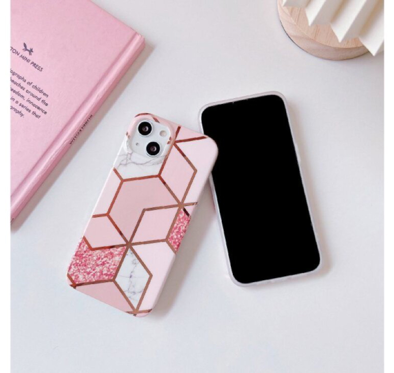 Ochranný kryt na iPhone 15 Pro MAX - Geometric Pink