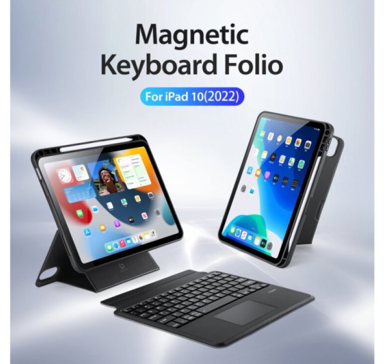 Klávesnice pro iPad 11 (2025) / iPad 10.9 (2022) - DuxDucis, DK Keyboard Black