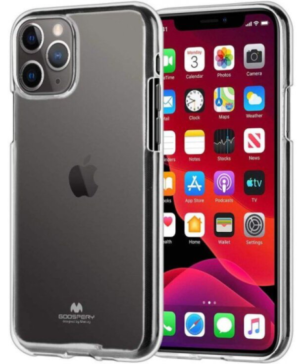 Ochranný kryt pro iPhone 11 Pro - Mercury, Jelly Transparent