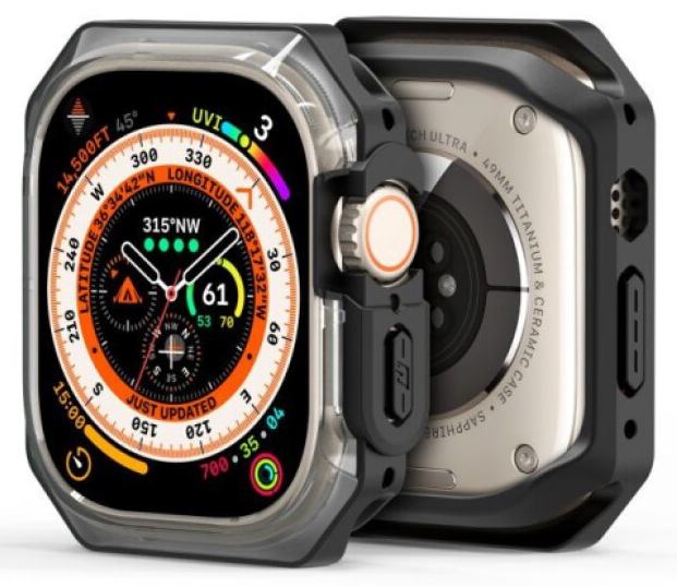 Ochranný kryt na Apple Watch 49mm - DuxDucis, Tamo Black
