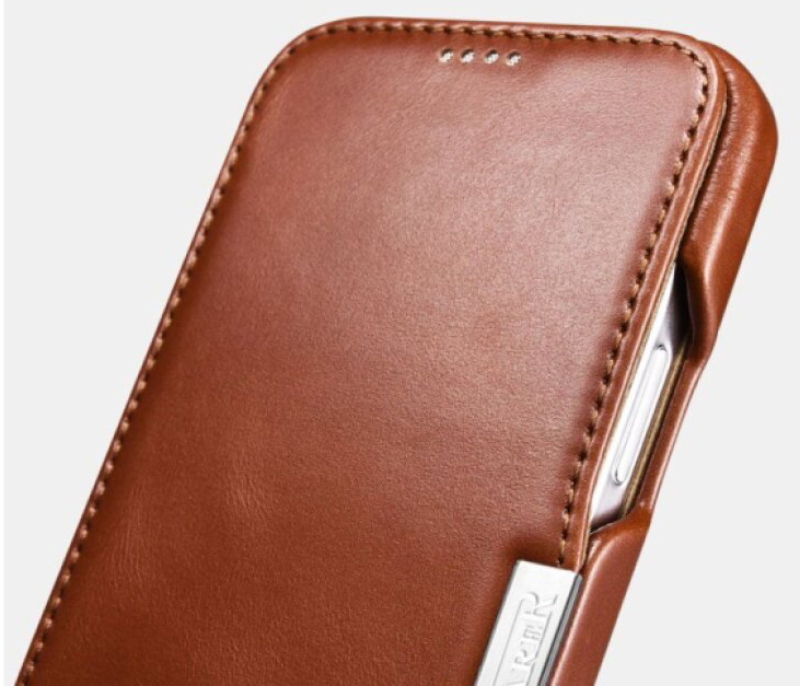 Knížkové pouzdro pro iPhone 12 Pro MAX - iCarer, Vintage Brown