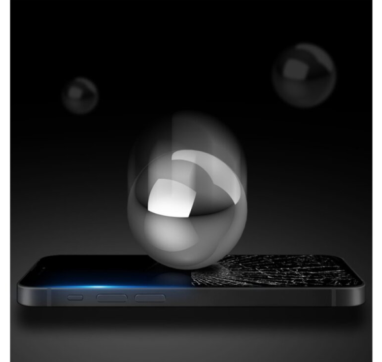 Ochranné tvrzené sklo pro iPhone 14 Pro - DuxDucis, Full Glass Black