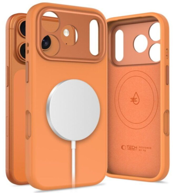 Ochranný kryt na iPhone 17 Pro - Tech-Protect, Uniq MagSafe Cosmic Orange