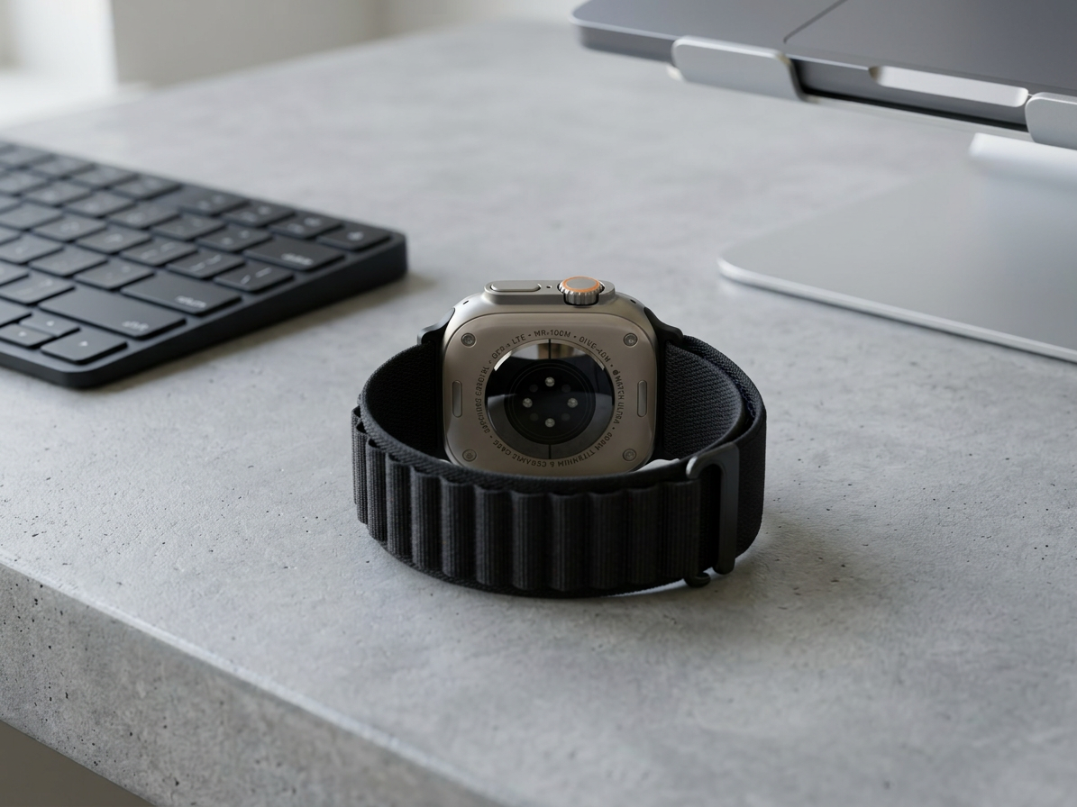 Řemínek pro Apple Watch 44mm / 45mm / 46mm / 49mm - Hoco, WA20 Climbing Starlight Black Dot