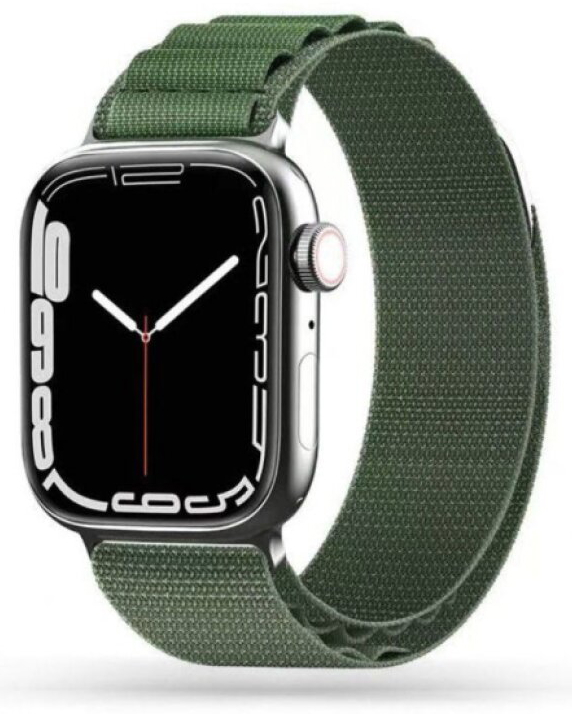 Řemínek pro Apple Watch 44mm / 45mm / 46mm / 49mm - Tech-Protect, Nylon Pro Military Green