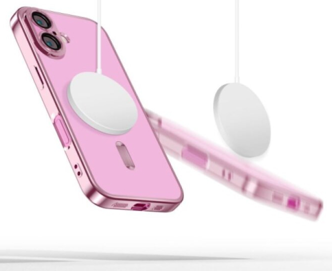 Ochranný kryt na iPhone 16 - Tech-Protect, Magflex MagSafe Shiny Rose