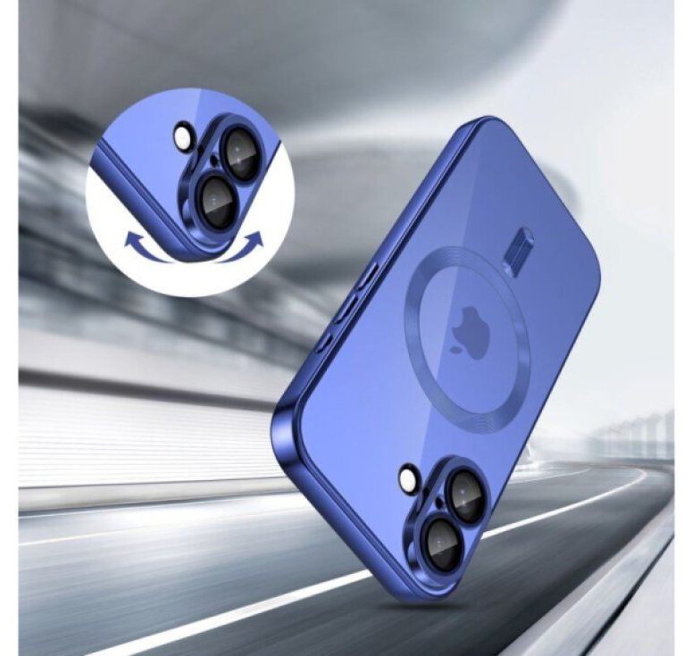 Ochranný kryt na iPhone 17 - Tech-Protect, Magflex MagSafe Shiny Blue