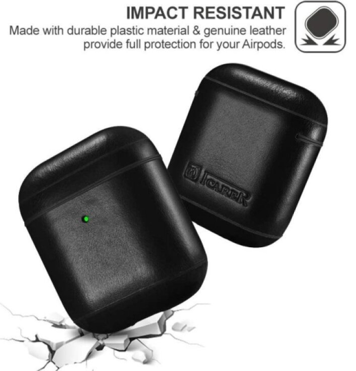 Pouzdro pro sluchátka AirPods - iCarer, Vintage Black