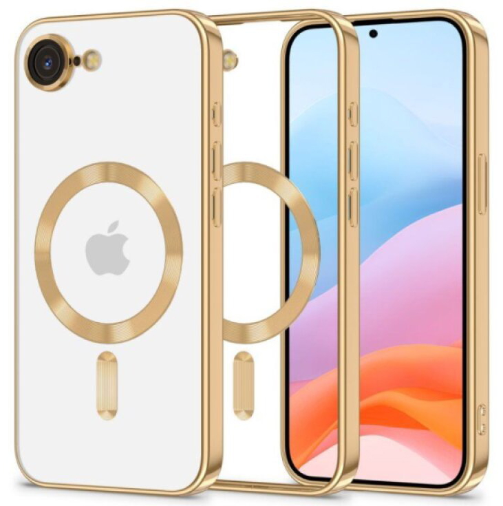 Ochranný kryt na iPhone 17e / 16e - Tech-Protect, Magflex MagSafe Shiny Gold