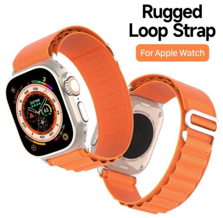 Řemínek pro Apple Watch 44mm / 45mm / 46mm / 49mm - DuxDucis, GS Orange