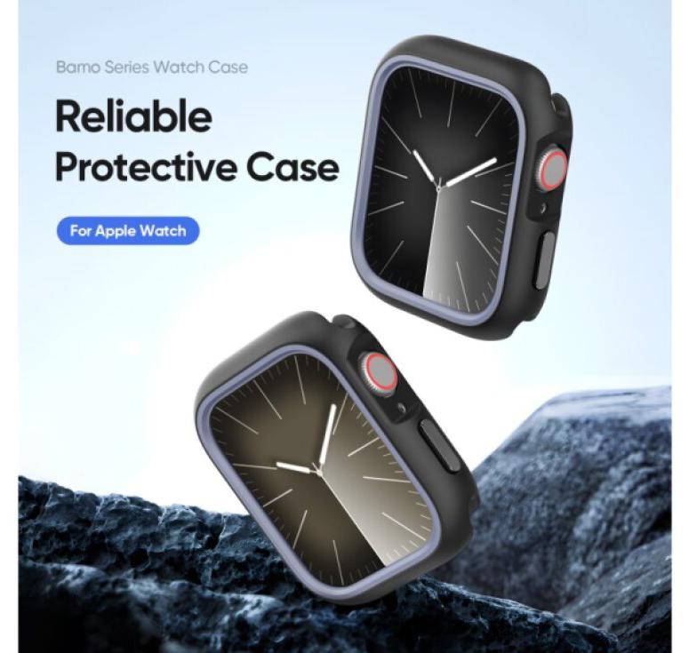 Ochranný kryt na Apple Watch 41mm - DuxDucis, Bamo Black/Gray