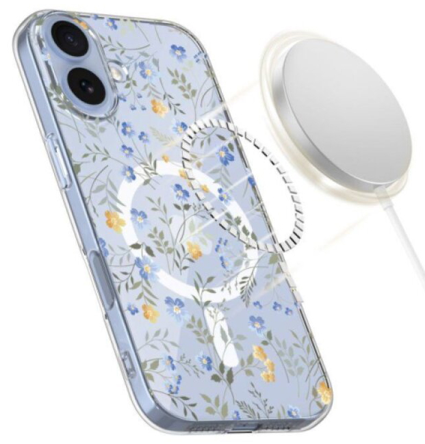 Ochranný kryt na iPhone 17 - Tech-Protect, FlexAir MagSafe Spring Flowers