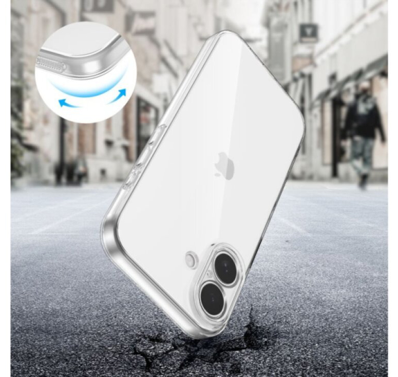 Ochranný kryt na iPhone 17 - Tech-Protect, Flexair Clear