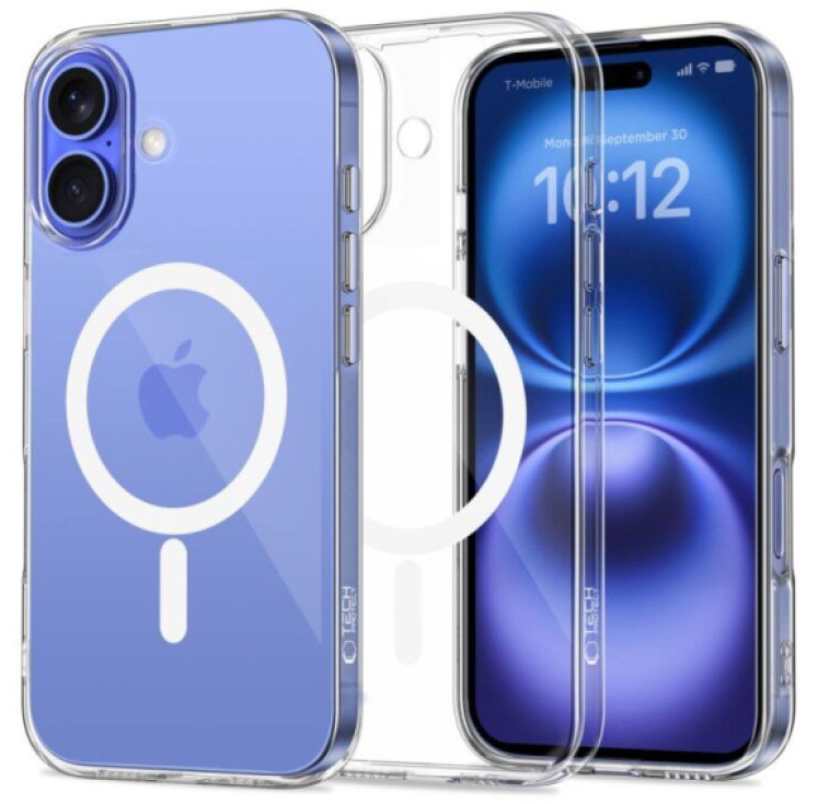 Ochranný kryt na iPhone 16 - Tech-Protect, FlexAir MagSafe Clear