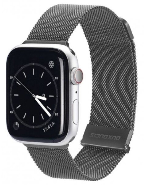 Řemínek pro Apple Watch 44mm / 45mm / 46mm / 49mm - DuxDucis, Milanese Gungrey