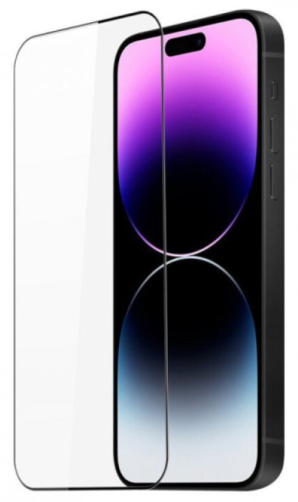 Ochranné tvrzené sklo pro iPhone 14 Pro - DuxDucis, Full Glass Black