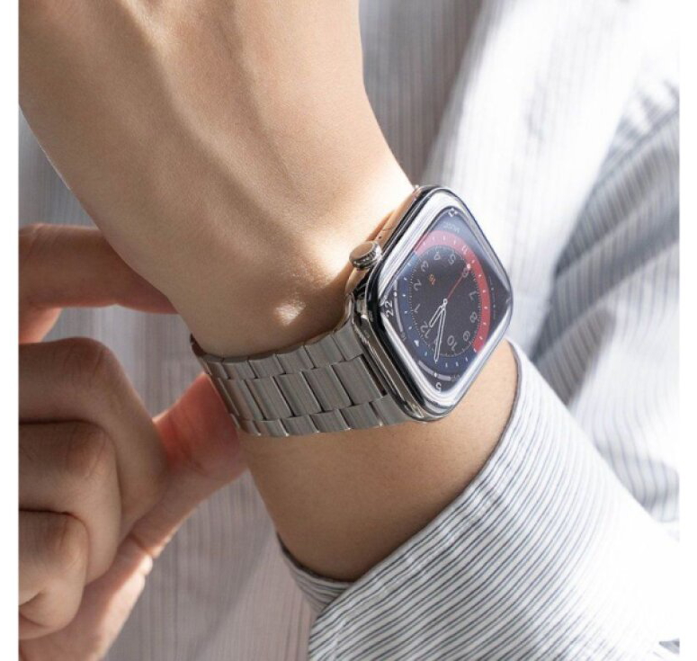 Řemínek na Apple Watch 44mm / 45mm / 46mm / 49mm - Ringke, Metal One Air