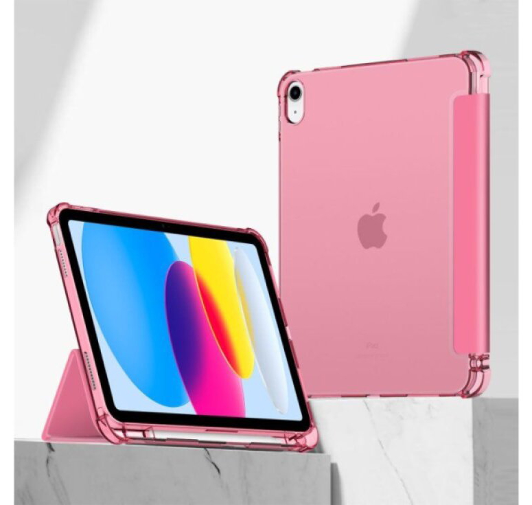 Pouzdro na iPad 11 (2025) / iPad 10.9 (2022) - Tech-Protect, SmartCase Hybrid Magenta