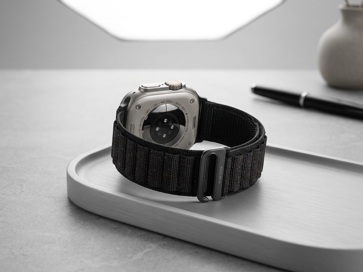 Řemínek pro Apple Watch 44mm / 45mm / 46mm / 49mm - Hoco, WA20 Climbing Starlight Black Dot
