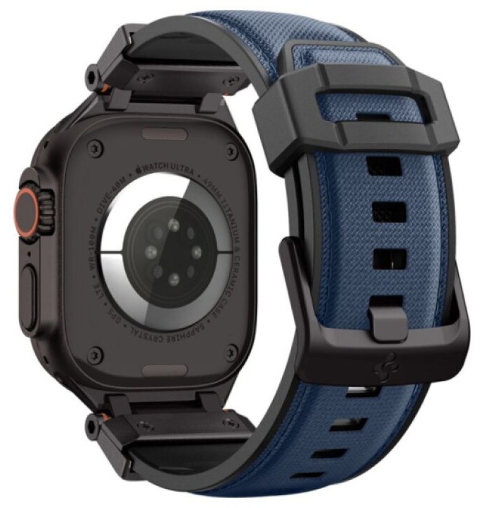 Řemínek pro Apple Watch 44mm / 45mm / 46mm / 49mm - Spigen, Durapro Armor Navy Blue
