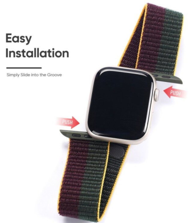 Řemínek pro Apple Watch 44mm / 45mm / 46mm / 49mm - DuxDucis, Sport CherryGreen