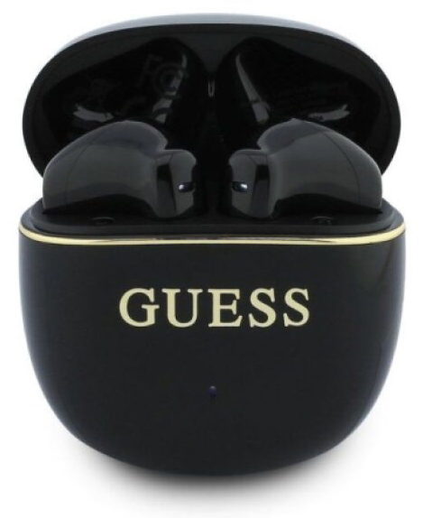 Bezdrátová sluchátka - Guess, Gold Line Glossy Black