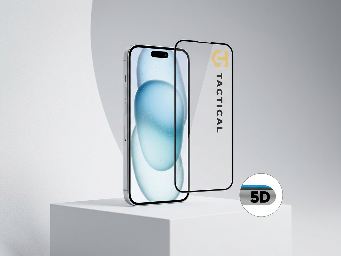 Ochranné tvrzené sklo na iPhone 15 / 16 - Tactical, Glass Shield 5D