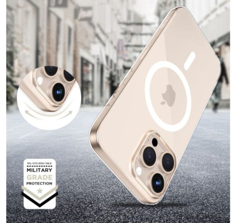 Ochranný kryt na iPhone 16 Pro - Tech-Protect, FlexAir MagSafe Clear