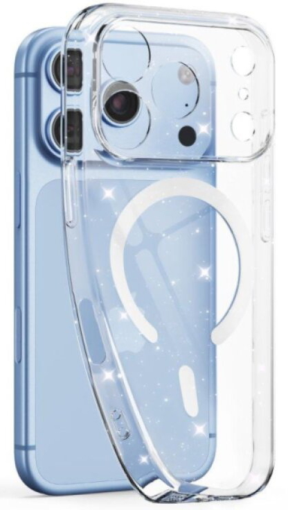 Ochranný kryt na iPhone 17 Pro MAX / 18 Pro MAX - Tech-Protect, FlexAir MagSafe Glitter